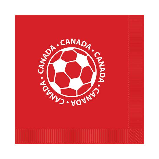 Canada Soccer Luncheon Napkins, 32ct.